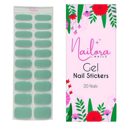 Vert clair-Gel Nail Strip